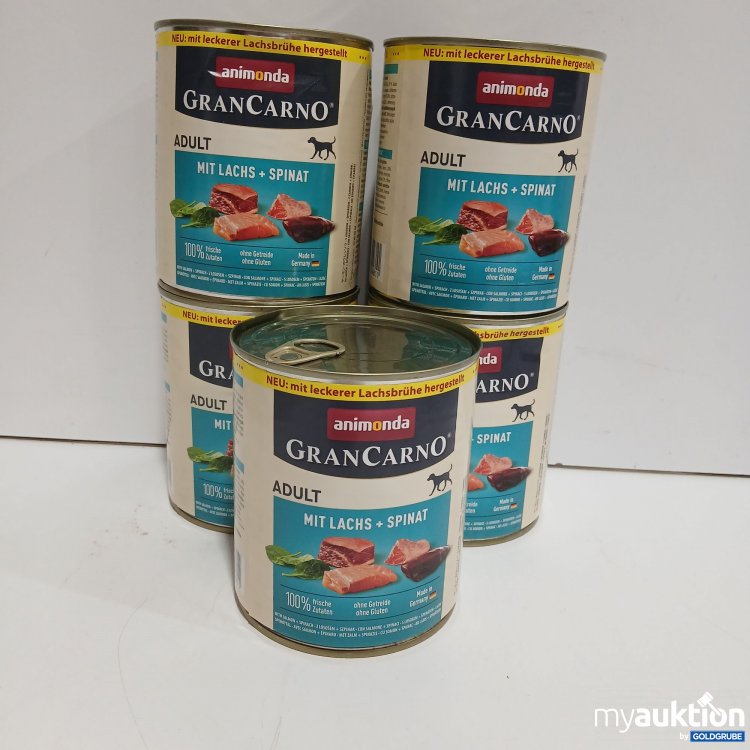 Artikel Nr. 917171 Artikel Nr. 917171: Animonda GranCarno Adult Lachs+Spinat 5×800G