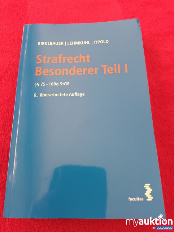 Artikel Nr. 923171 Artikel Nr. 923171: Strafrecht Besonderer Teil 1