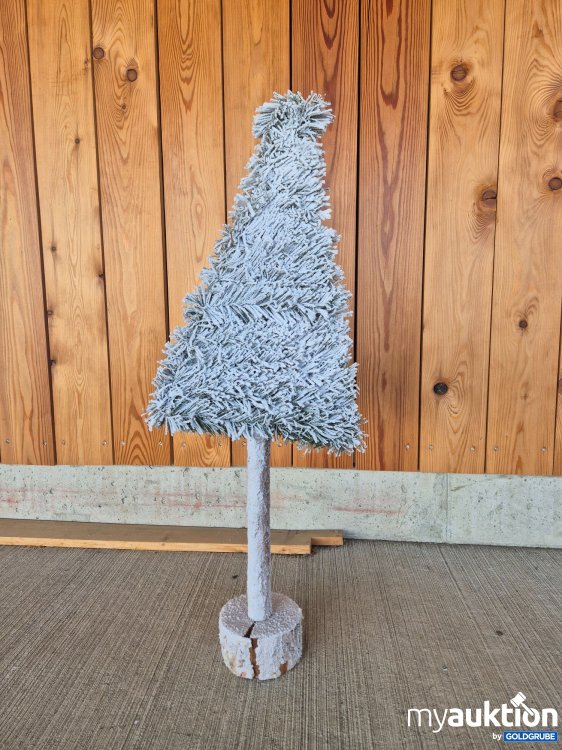 Artikel Nr. 935171: Dekobaum in Schnee mit Holzstamm