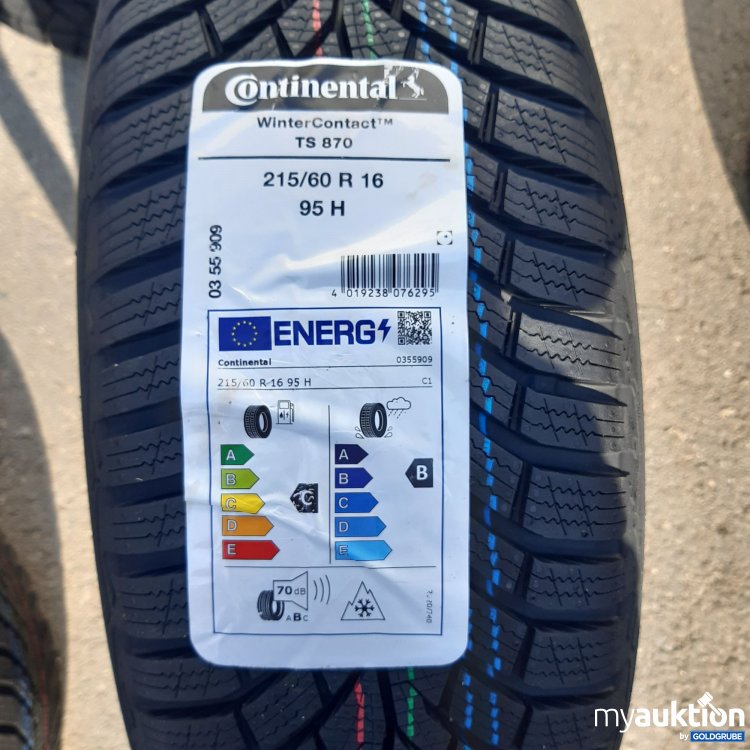 Artikel Nr. 439172 Artikel Nr. 439172: Continental WinterContact TS870 215/60R16 95H 2 Stück