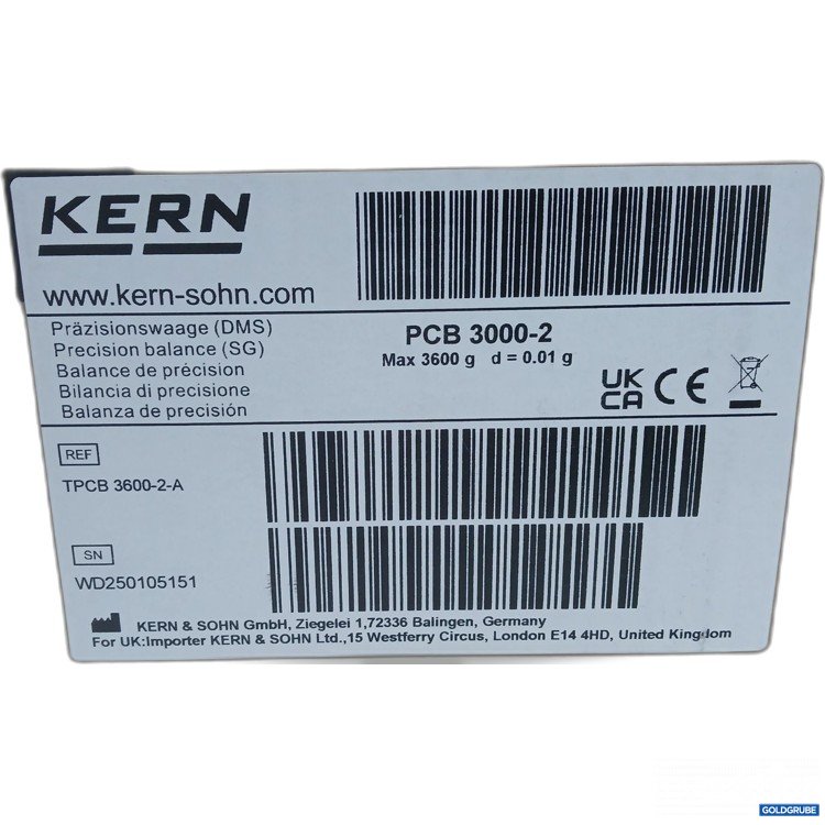 Artikel Nr. 443172: Kern Präzisionswaage (DMS) TPCB 3600-2-A 