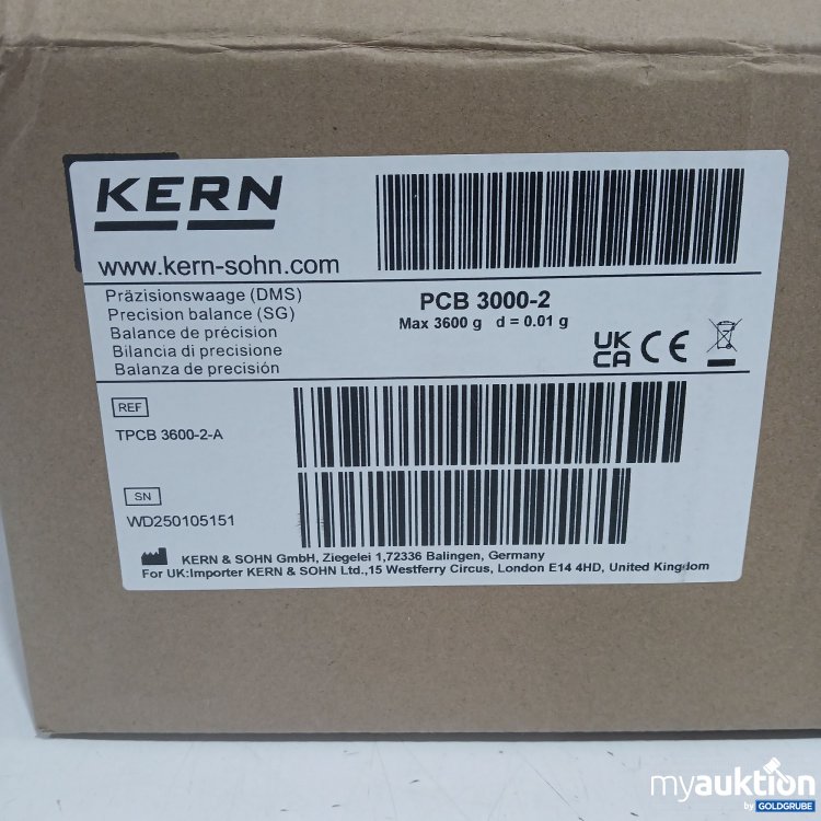 Artikel Nr. 443172: Kern Präzisionswaage (DMS) TPCB 3600-2-A 