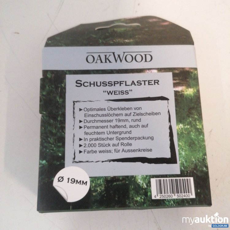 Artikel Nr. 659172 Artikel Nr. 659172: Oakwood Schusspflaster Weiss DM19mm