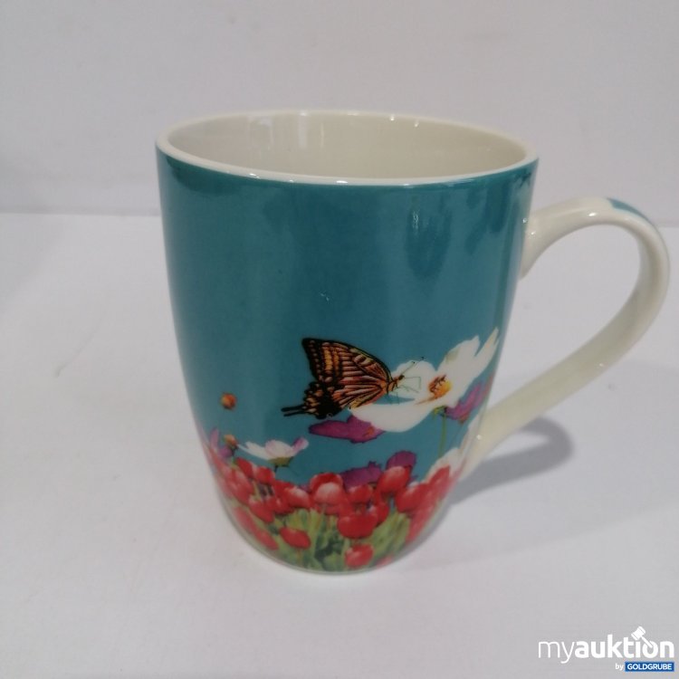 Artikel Nr. 850172 Artikel Nr. 850172: Tasse Blumenwiese und Schmetterling 14x8.5 cm