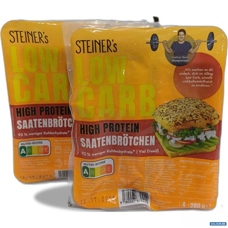 Artikel Nr. 890172: Steiner's LowerCarb Saatenbrötchen 2x280g