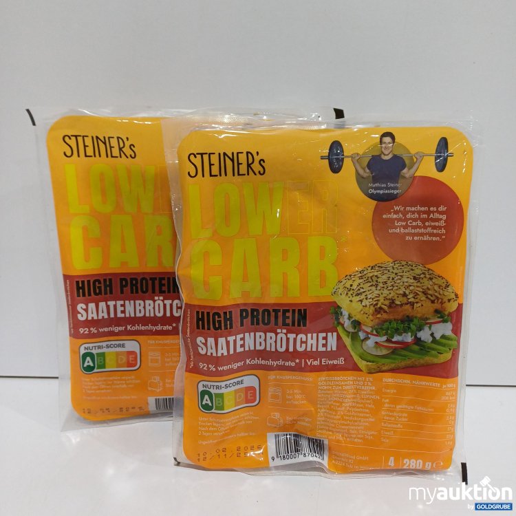 Artikel Nr. 890172: Steiner's LowerCarb Saatenbrötchen 2x280g