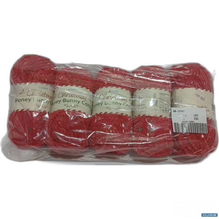 Artikel Nr. 959172: Hobbi Christmas Honey Bunny Candy 5Stk 10x10cm 120m Color 1