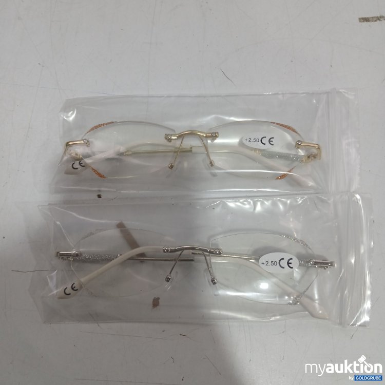 Artikel Nr. 963172 Artikel Nr. 963172: Lesebrillen mit Stärke 2,5 in Silber und Gold