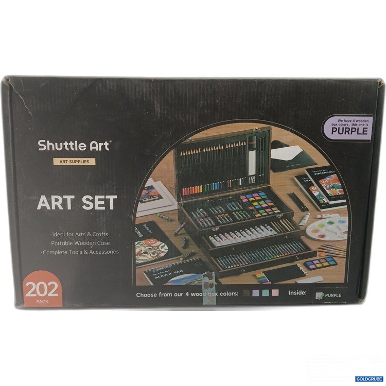 Artikel Nr. 964172 Artikel Nr. 964172: Shuttle Art Supplies Art Set 202 Pack Purple