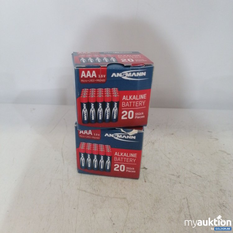 Artikel Nr. 721173: Ansmann AAA Alkaline Batterien 2er Pack x 20 Stück 