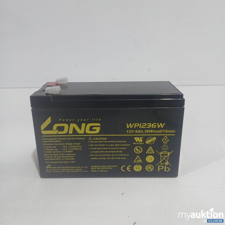 Artikel Nr. 865173: Power your life Long Batterie WPI236W 12V 9Ah 