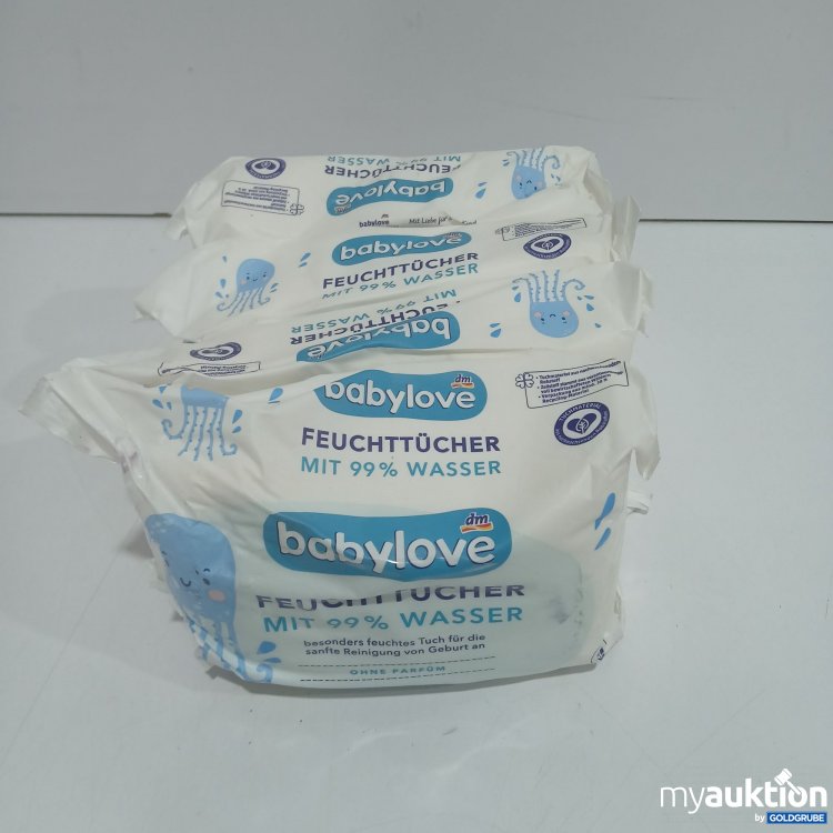 Artikel Nr. 877173 Artikel Nr. 877173: Babylove Feuchttücher 4x80 Tücher