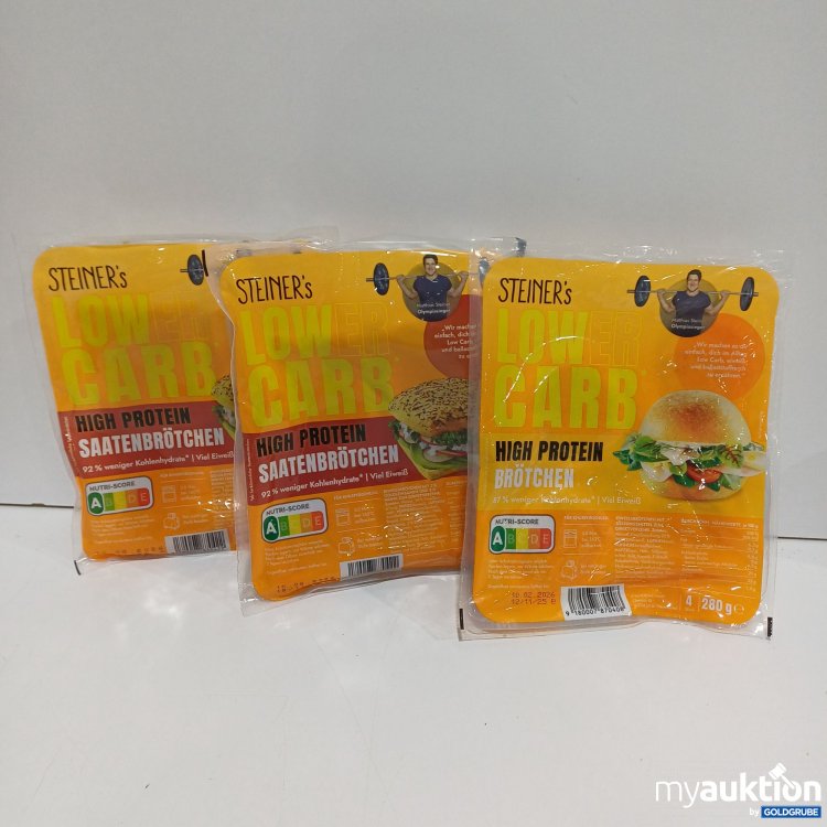 Artikel Nr. 890173: Steiner's LowerCarb diverse Brötchen 3x280g