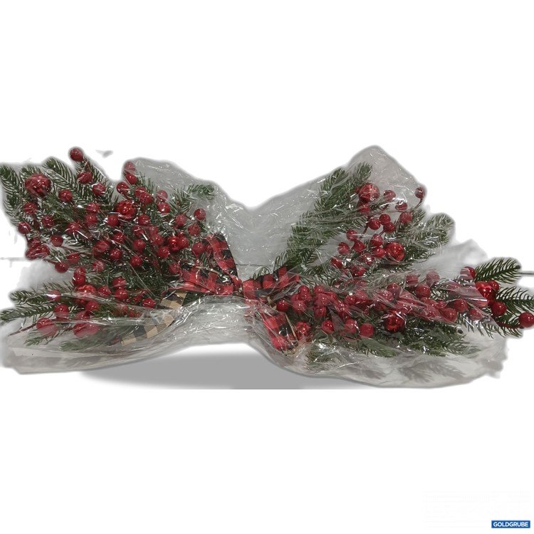 Artikel Nr. 963173: Tannen Denko Schleife in rot breite: 57cm