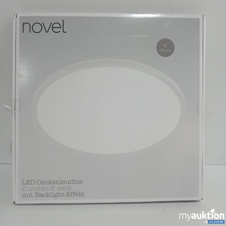 Artikel Nr. 986173 Artikel Nr. 986173: Novel LED-Deckenleuchte Kunststoff weiß mit Backlight Effekt ø42cm