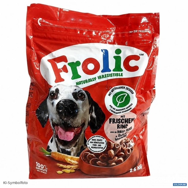 Artikel Nr. 471174: Frolic Hundefutter mit frischem Rind 2,6 kg