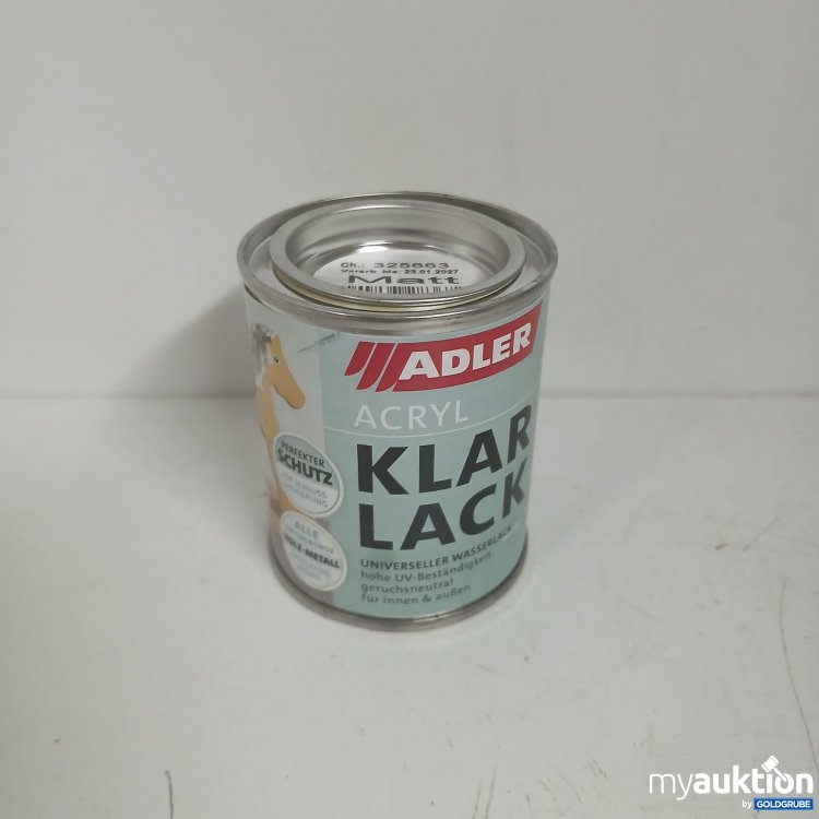 Artikel Nr. 796174 Artikel Nr. 796174: Adler Acryl Klarlack Matt 125ml