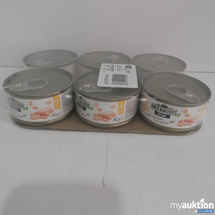 Artikel Nr. 836174: Greenwoods Cat Chicken 6x70g 