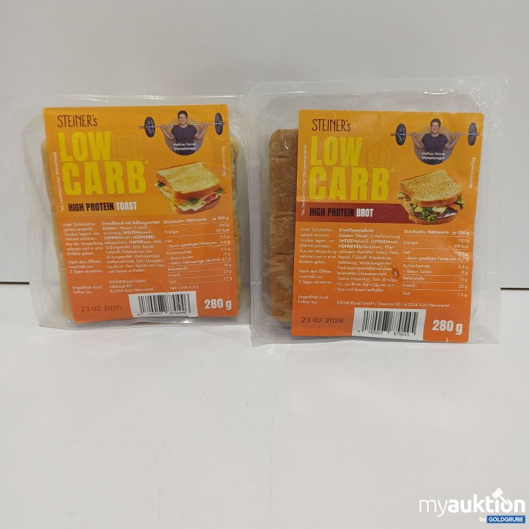Artikel Nr. 890174 Artikel Nr. 890174: Steiner's LowerCarb diverse Toast 2x280g