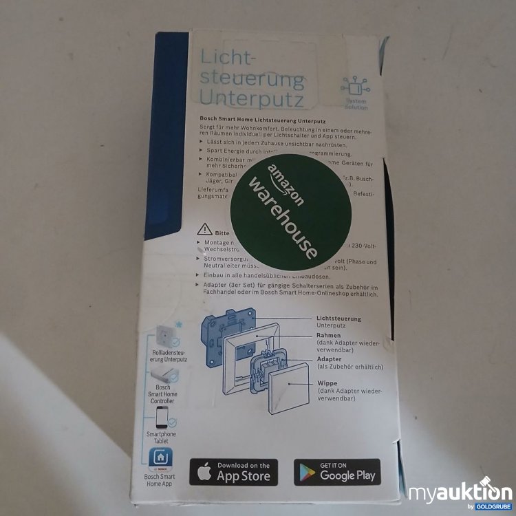 Artikel Nr. 922174: BOSCH Lichtsteuerung Unterputz Adapter 3er Set