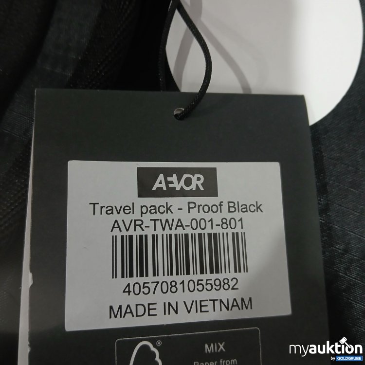 Artikel Nr. 951174: Avor Travel pack Proof black 