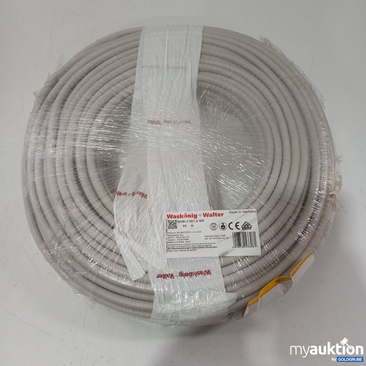 Artikel Nr. 957174: Waskönig+Walter Elektokabel 50m Rolle