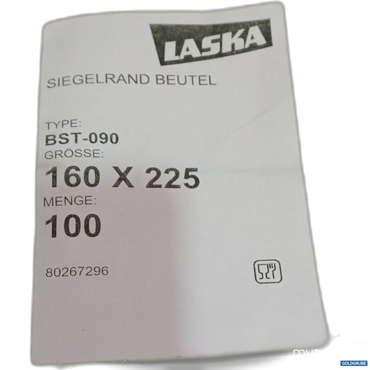 Artikel Nr. 962174 Artikel Nr. 962174: Laska Siegelrand Beutel 160x225 100Stk
