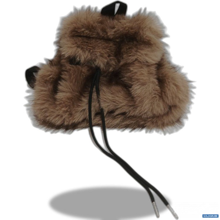 Artikel Nr. 963174: Kleiner Rucksack aus Kunstfell braun ca 23x25cm