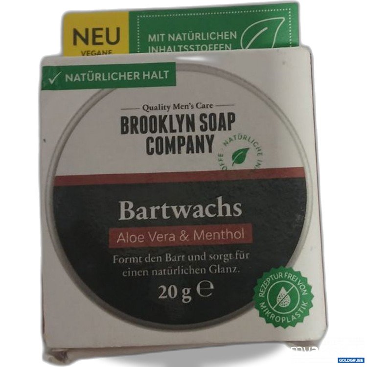 Artikel Nr. 904175: Brooklyn Soap Company Bartwachs Aloe Vera und Menthol 20 g