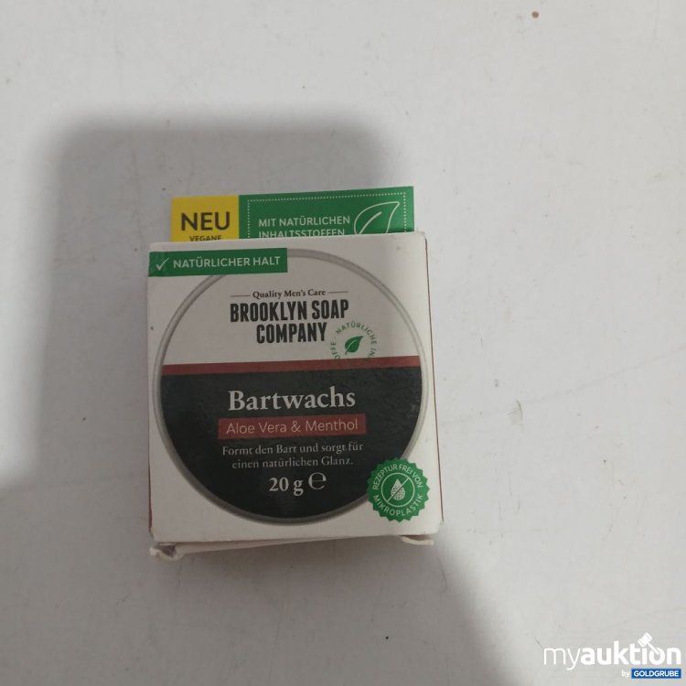 Artikel Nr. 904175: Brooklyn Soap Company Bartwachs Aloe Vera und Menthol 20 g