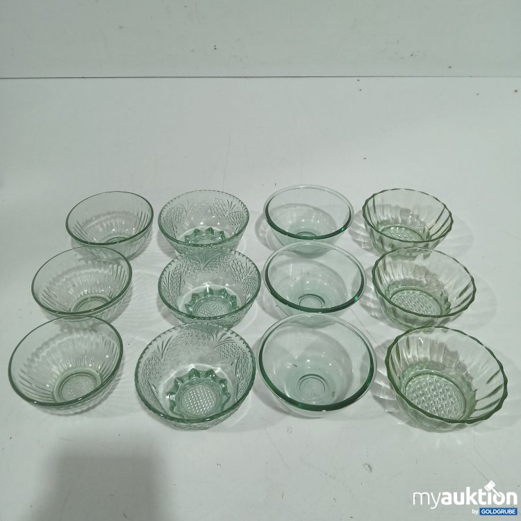 Artikel Nr. 929175: Diverse kleine Glasschüssel 12Stk ca. 9cm