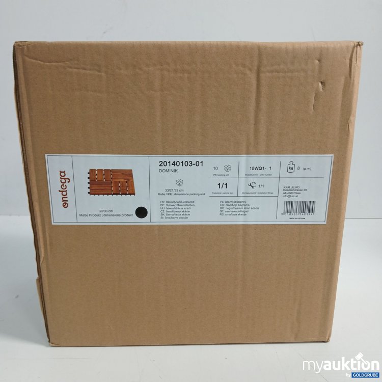 Artikel Nr. 961175: Ondega Holzfliesen Dominik 20140103-01 10stk 