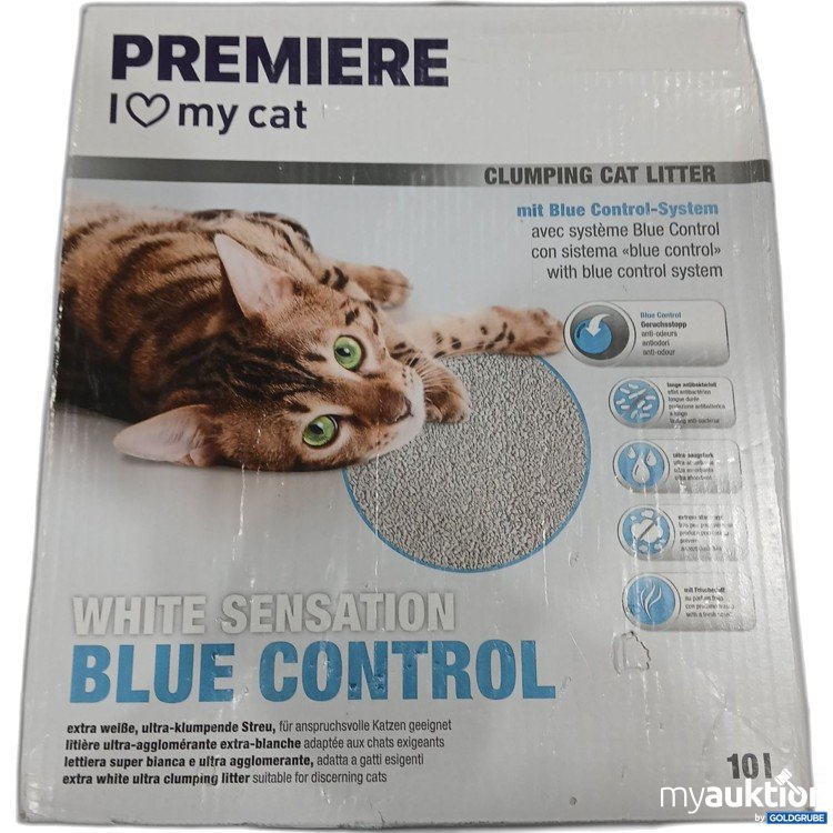 Artikel Nr. 967175: Premiere Clumping Cat White Sensation Blue Control 10l