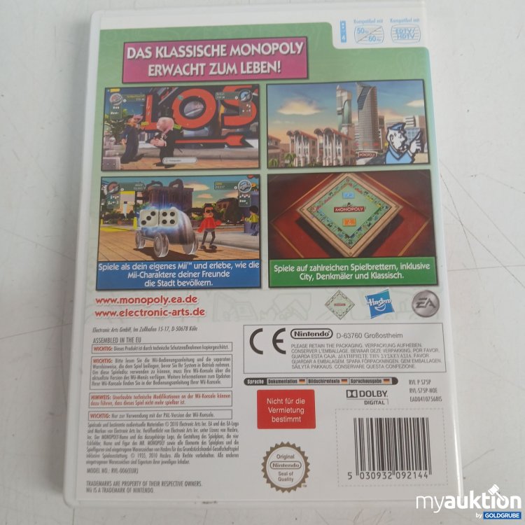 Artikel Nr. 992175: Wii Monopoly Streets 
