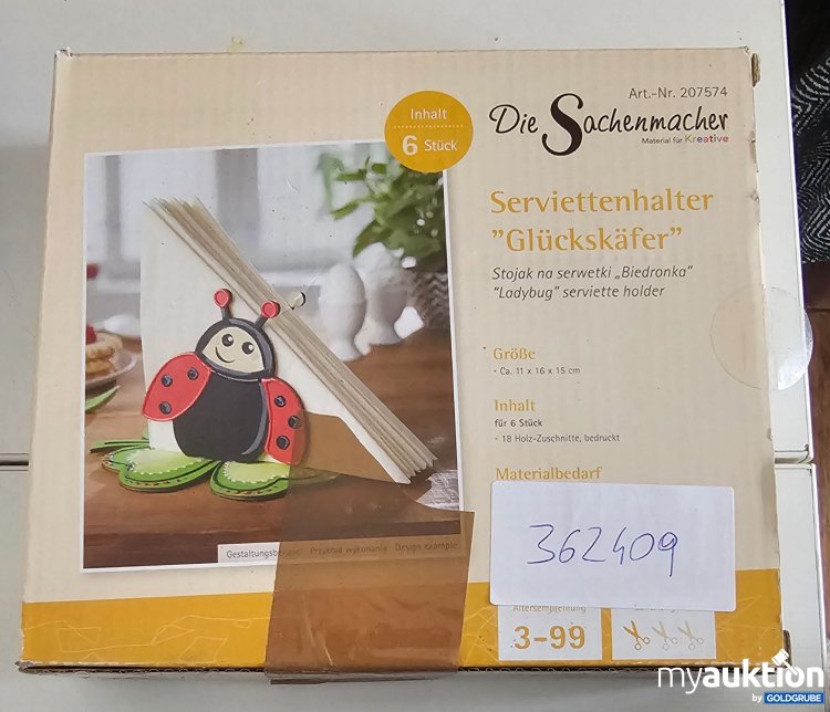 Artikel Nr. 394176 Artikel Nr. 394176: Die Sachenmacher Serviettenhalter Glückskäfer