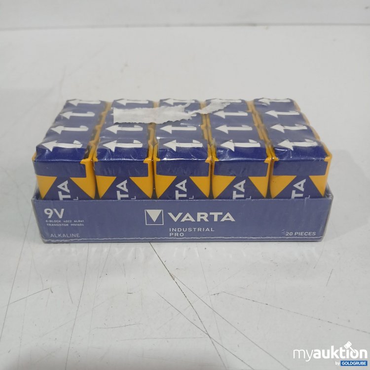 Artikel Nr. 472176 Artikel Nr. 472176: Varta 9V Alkaline Industrial Pro Batterien 20stk