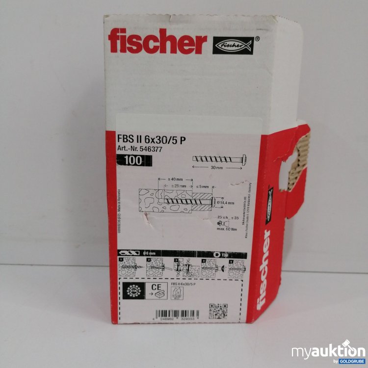 Artikel Nr. 848176 Artikel Nr. 848176: Fischer FBS II 6x30/5 P, 546377