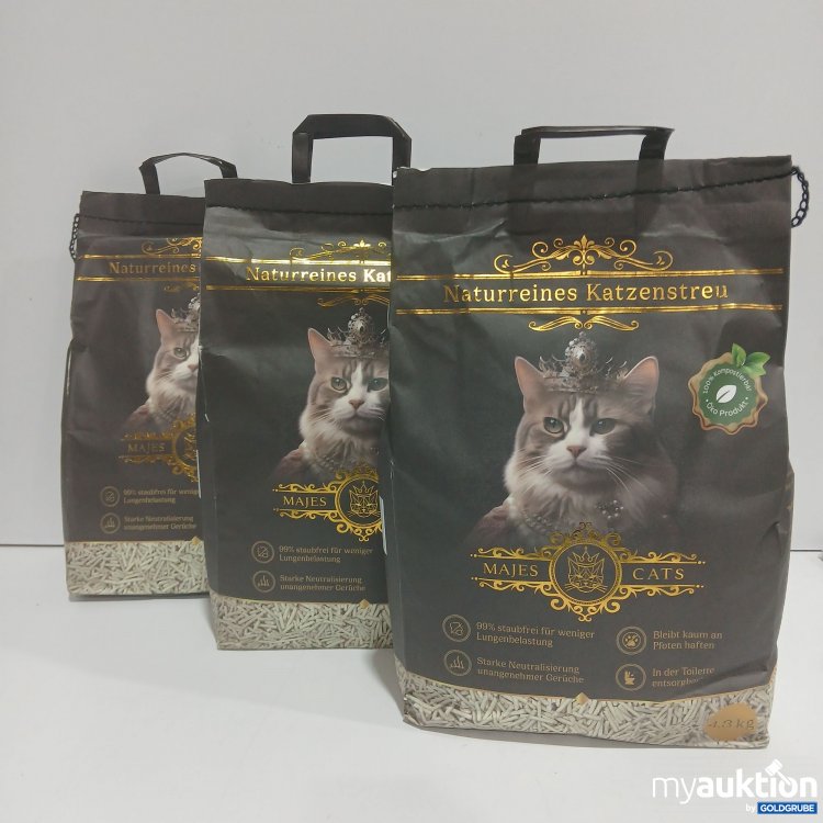 Artikel Nr. 884176: Majes Cats Naturreines Katzenstreu 4,3kg