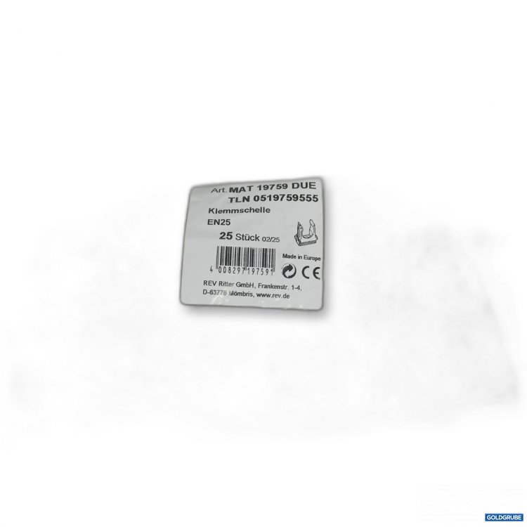 Artikel Nr. 893176: Klemmschleife EN25 25 Stück