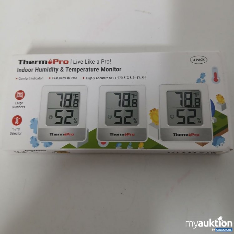 Artikel Nr. 913176: ThermoPro Indoor Humidity & Temperature Monitor 3 Pack