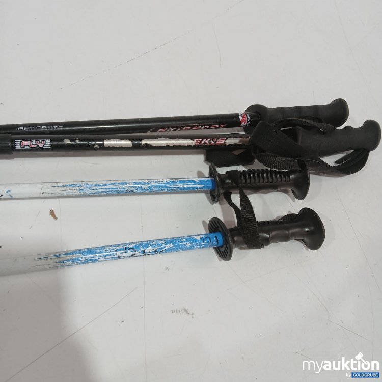 Artikel Nr. 921176: Skistöcke 2 Paar Pirates und Lerisport ca 96cm und 114cm
