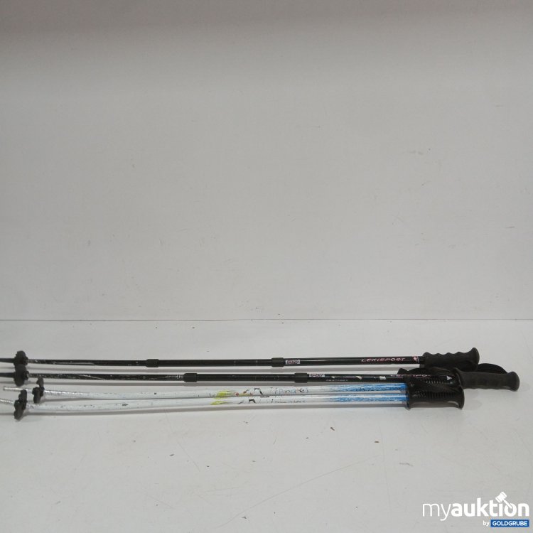 Artikel Nr. 921176: Skistöcke 2 Paar Pirates und Lerisport ca 96cm und 114cm