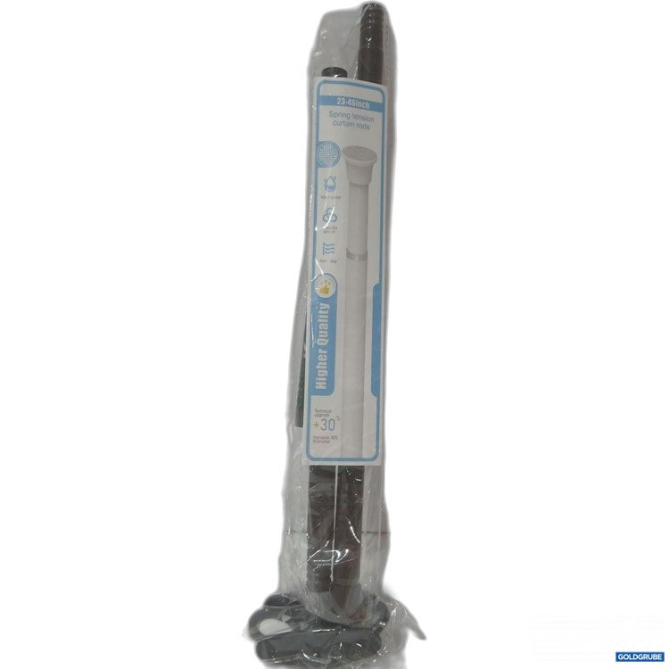 Artikel Nr. 933176: Spring Tension Curtain Rod 23-46 Inch
Technische Details: geeignet für Fensterbreiten von 23 bis 46 Zoll. Material: Metall. Farbe: Schwarz