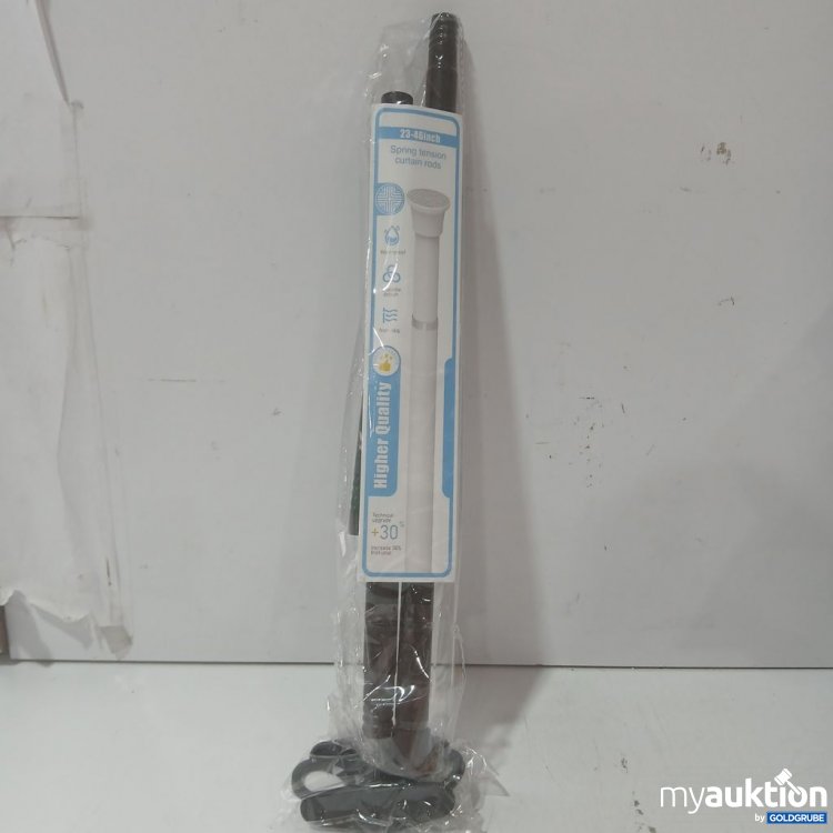 Artikel Nr. 933176: Spring Tension Curtain Rod 23-46 Inch
Technische Details: geeignet für Fensterbreiten von 23 bis 46 Zoll. Material: Metall. Farbe: Schwarz