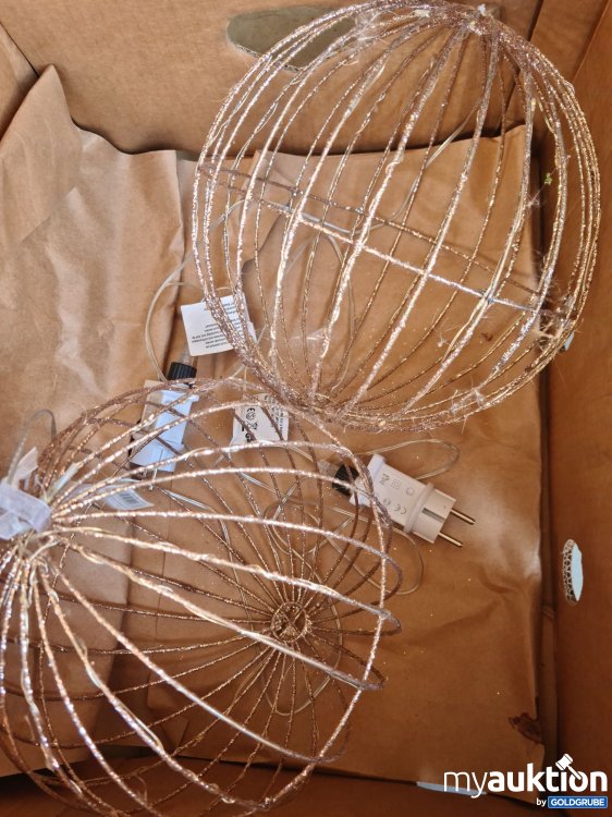 Artikel Nr. 935176 Artikel Nr. 935176: Kugeln Gold leuchten mit Strom