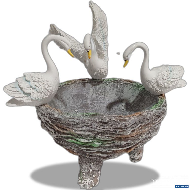 Artikel Nr. 983176: MOOWI Vogeltränke mit Schwänen ca.45×50cm