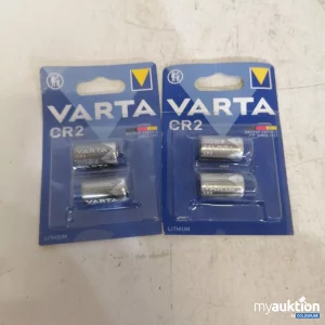 Auktion Varta CR2 Lithium Batterien 2er Pack x 2 Stück 