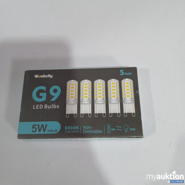 Artikel Nr. 822177 Artikel Nr. 822177: Wonkelly G9 LED Bulbs 5Pack