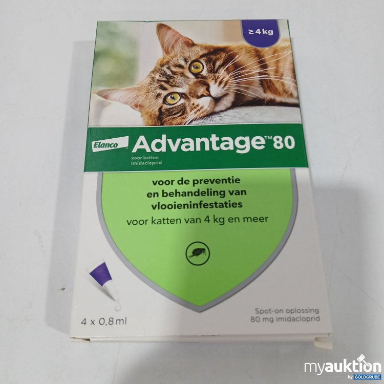 Artikel Nr. 867177: Advantage 80 Ampullen 4x0.8ml  > 4kg 