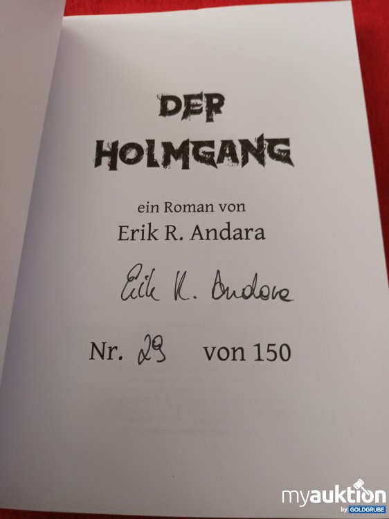 Artikel Nr. 923177 Artikel Nr. 923177: Limitiertes signiertes Buch auf 150 Stück, Der Holmgang